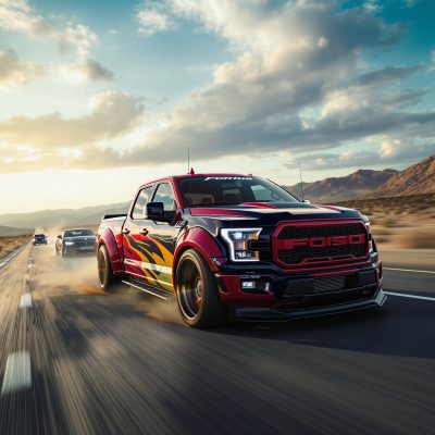 Default_a_highperformance_Ford_F150_truck_with_sleek_design_an_2